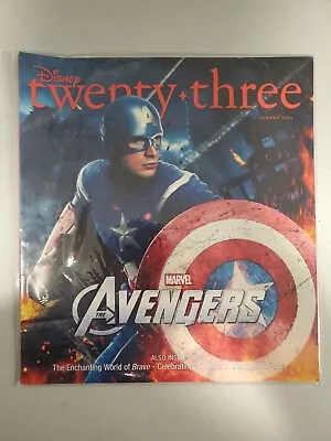 Disney D23  Twenty Three Magazine Summer 2012  Marvel Avengers Captain America • $13