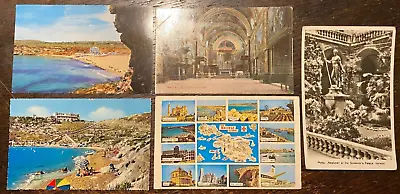 30 Postcards Of Malta - Collection - Job Lot - Mostly Topographical • £6
