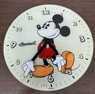 Ingersoll Mickey Mouse Clock Glass See Pics • $27.99