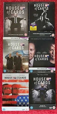 House Of Cards Dvd Series 1 - 6 Complete Set Of 6 Boxes • £50