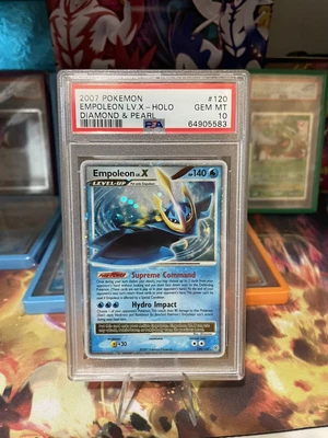 $3999.99 • Buy POKEMON DIAMOND & PEARL EMPOLEON LV X #120 ULTRA RARE HOLO PSA 10 Gem MINT