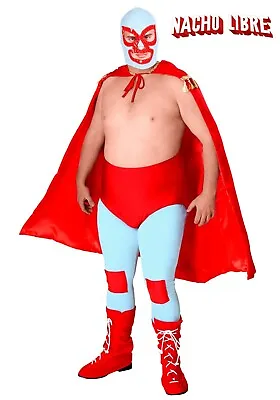 Adult Plus Size Nacho Libre Wrestling Luchador Wrestler Costume SIZE 3X (Used) • $64.99