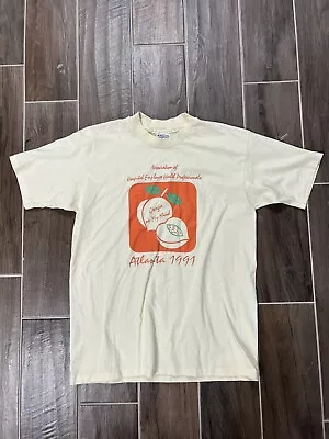 VTG Hanes Assosciation Of Hospital Employee Health T-Shirt 91’ ATL Size L • $9.95