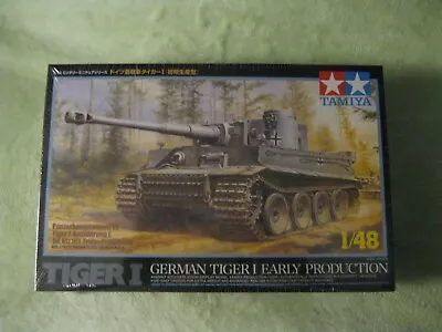 Tamiya 1/48 German Tiger I Early Production NIB - Sealed • $19.99