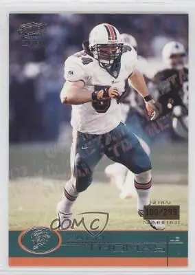 2001 Pacific Retail LTD /299 Zach Thomas #232 HOF • $3.42