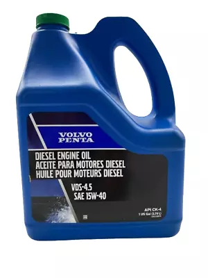 Genuine OEM Volvo Penta 23219274 Diesel Engines Oil SAE 15W-40 1Gal • $58