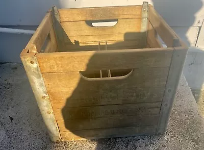 Vintage Wooden Milk Bottle Crate • $18