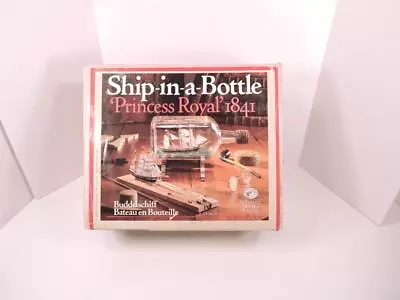 Ship In A Bottle Princess Royal 1841 Authentic Models Holland Complete SM31 • $39.99