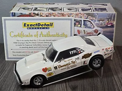 Bill Jenkins Grumpy's Toy IV 1968 Camaro 1:18 Exact Detail Replicas DieCast MIB • $190