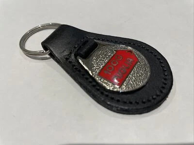 £39.95 • Buy Vintage Melsom Mille Miglia Leather & Enamel Keyring Fob 1000 Mile Race Chopard