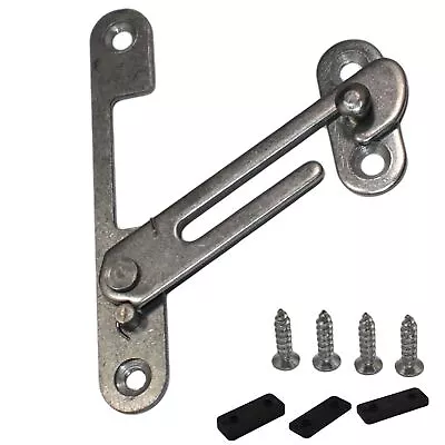 UPVC Window Restrictor Child Lock Restrictor Safety Catch Free Screws Included • £5.99