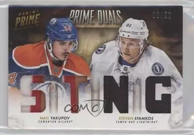 2013-14 Panini Prime Duals /50 Nail Yakupov Steven Stamkos #D-YS Rookie RC • $17.49