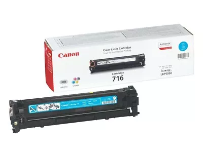 Genuine Canon 716 Cyan Toner Cartridge - VAT Inc • £28.99