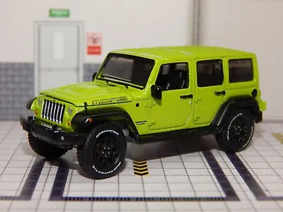 2013 Jeep Wrangler Unlimited MOAB Edition GECKO Green Diorama Model 1/64 MINT • $21.99
