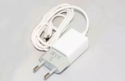 Motorola European Wall Charger (SPN5816A) With Wired Micro USB Cable (2M) White • $8.99