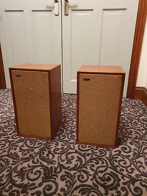B&W Bowers And Wilkins DM1 Pair Of Loudspeakers 1960s Vintage Wooden Speakers • £299