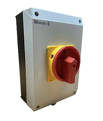 Moeller P3-63/I4/SVB 63A 3 Pole 3 Phase Isolator Switch Disconnector Eaton IP65 • £59.99
