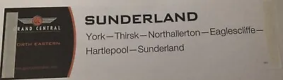 Grand Central Railway Window Labels Sunderland • £2