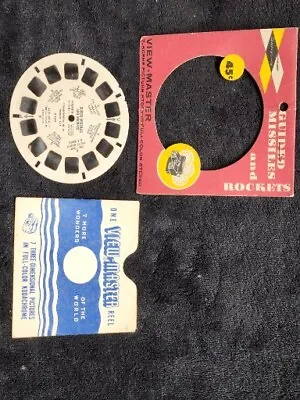 $9 • Buy View-Master Guided Missiles And Rockets SINGLE Reel B6564 1959 Some Bubbling