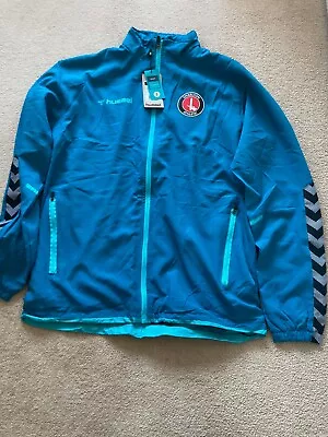 £14.99 • Buy Hummel Charlton Athletic  Authentic Full Zip Micro Jacket -BNWT-RRP £45