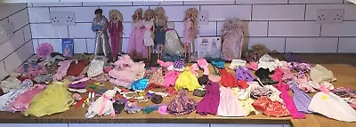 1980s Barbie Huge Bundle Of Clothes Accessories & Dolls • £23