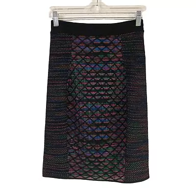 M Missoni Multicolor Knit Skirt Women's Size 42 US 6 • $56.99