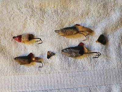 Vintage Lot Of 4 Vivif Made In France Minnow Style Lures Rubber • $5.93