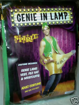 Costume Adult Mens Genie In Lamp Trick Or Treat Halloween Party Funny Gay Int • $150