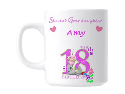  18th Personalised Birthday Special Grandaughter Novelty Gift Mug • £9.99