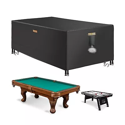 8ft Pool Table Covers Billiard Table Covers Windproof 420D Oxford Outdoor P... • $63.56