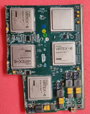 LOT OF 4 XILINX VIRTEX-6 XC6VLX195T& 1pcs XC6VLX130T ON THE BOARD • $72