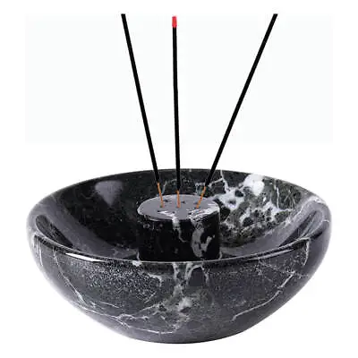 Marble Incense Holder Handmade Incense Ash Tray With 9 Incense Holes. • $26.45