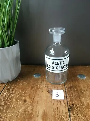 £22 • Buy Selection Of Vintage Glass Science Lab Chemist Apothecary Display Jars Bottles