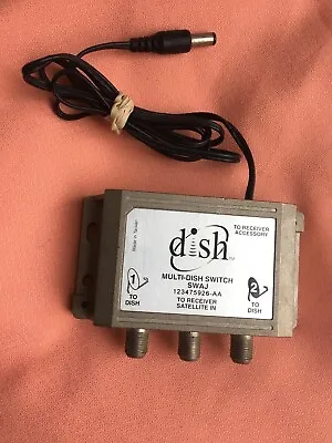 DISH NETWORK  MULTI-DISH SWITCH Model SWAJ  123475926-AA   • $6