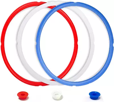 3 Pcs Silicone Sealing Ring For InstaPot - Gasket Accessories For 8 Qt InstaPot • $20.50