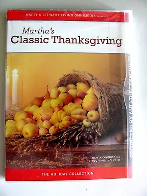 The Martha Stewart Holiday Collection - Martha's Classic Thanksgiving (DVD) NEW • $5.50