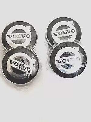 4 X Volvo Black 64mm Alloy Wheel Centre Hub Caps Volvo • $11.17