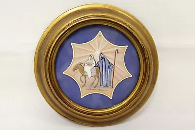 The Lord Is My Shepherd Porcelain Ornament Framed By P. Buckley Moss • $65