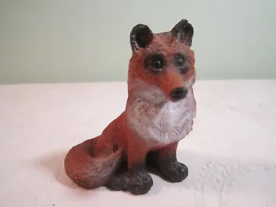$12.99 • Buy Vintage Resin Fox Figurine Statue (3)