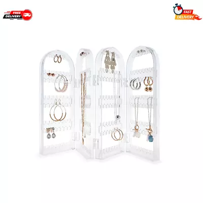 Earring Jewellery Necklace Display Stand Acrylic Holder Storage Rack Organizer • $9.88