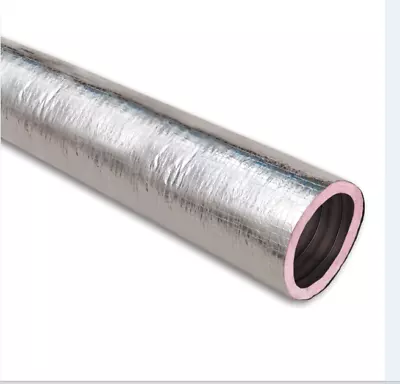 14  Silver Flex Thermaflex Insulated Flexible Duct R8 25' • $189