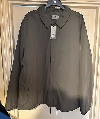 TU Charcoal Coach Jacket XXXL New With Tags Pit To Pit 30 Inches RRP £40 • £32.50