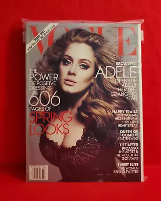 Vogue March 2012 Magazine NEW Adele Kirsten Wiig • $14.99