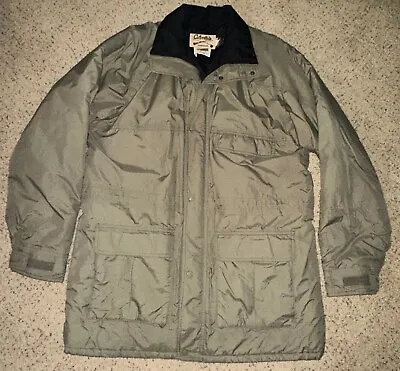 Cabela's Goretex Parka Size Large Tall Olive Green Thinsulate No Hood EUC • $59.99