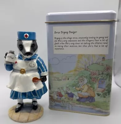 Tales Of Honeysuckle Hill Nurse Bryony Badger Figurine Regency Fine Arts 2002 • £12