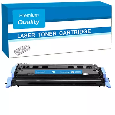 Cyan Toner Cartridge 707 Fits For Canon I-SENSYS LBP5000 LBP5100 LBP-5000 • £23.59