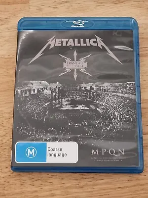 METALLICA Français Francais Pour Une Nuit Blu Ray Region B LIKE NEW • $46.87