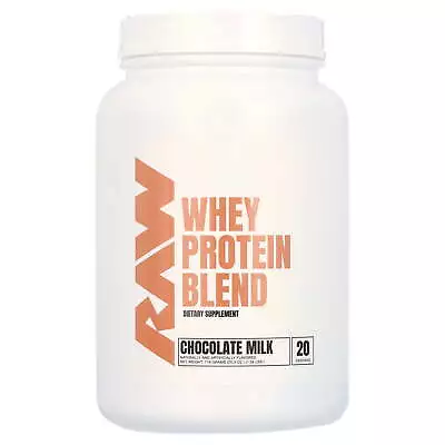 RAW Nutrition Whey Protein Powder Chocolate Milk 20 Servings Sweet Nostalgic • $32.60