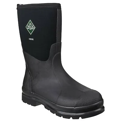 MUCK BOOT COMPANY Men's Chore Mid Waterproof Rubber Black Work Boots - All Sizes • $115