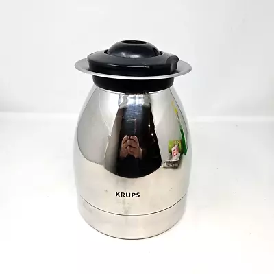 Krups Stainless Steel Carafe Aroma Control Thermal Coffee Pot Pitcher And Lid • $24.38